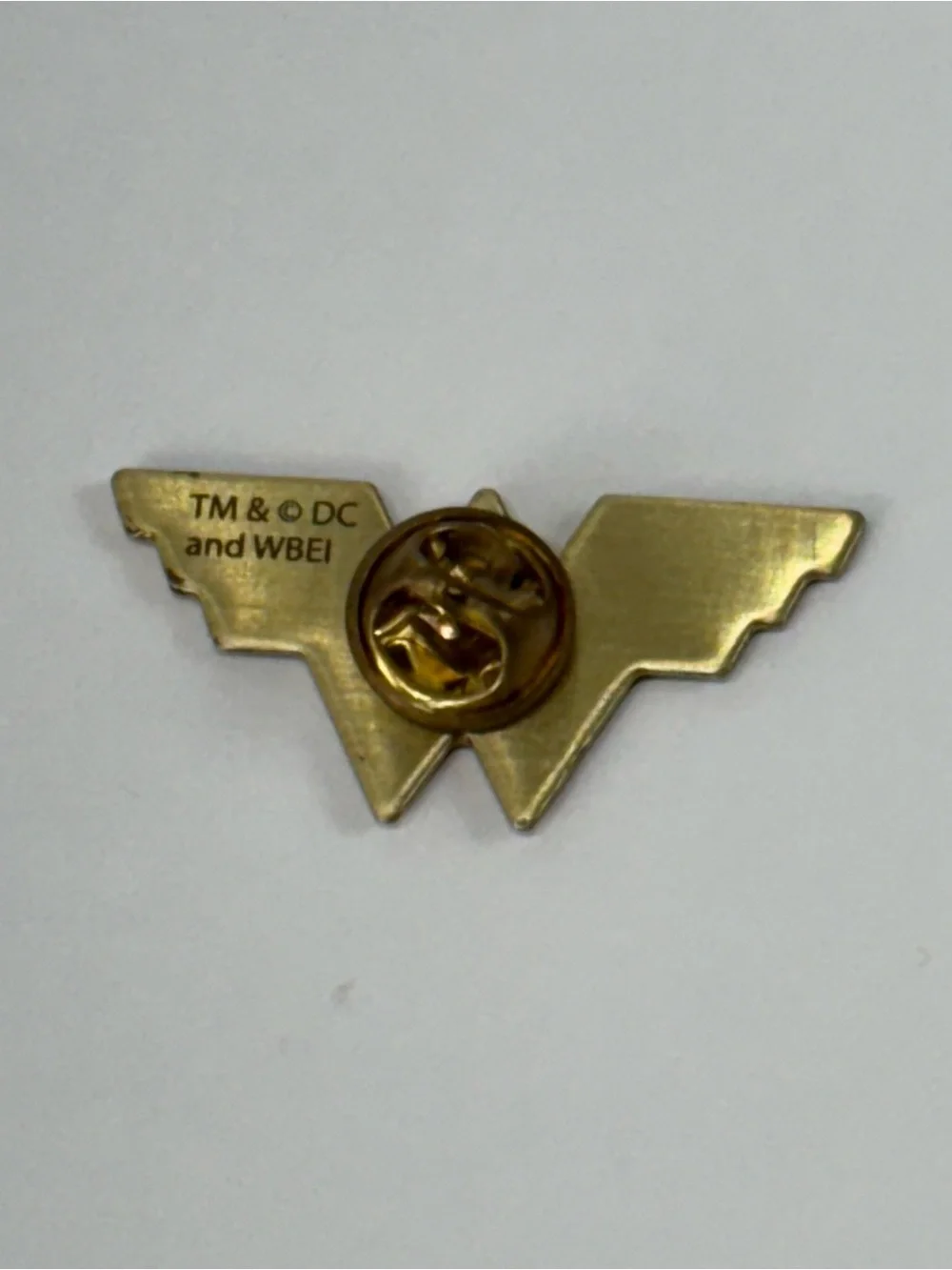 Multicolor Wonder W Logo Enamel Pin - Gold Trim